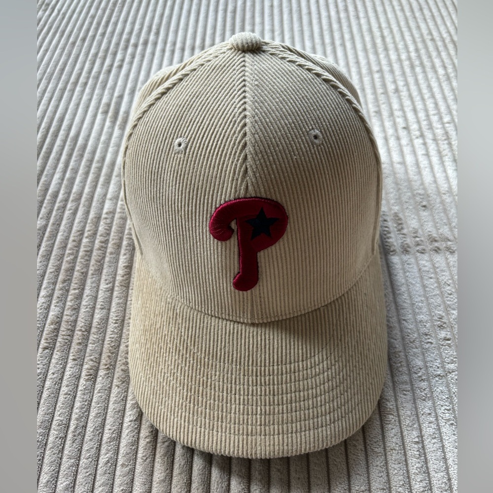 Phillies Inaugural Season 2004, Corduroy Fitted Hat, Mitchell & Nest, Size 7